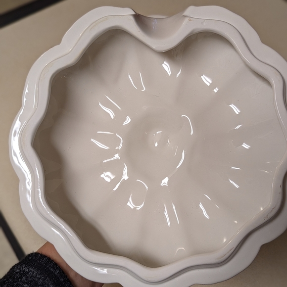 MIKASA Countryside Harvest 10” Covered Soup Tureen Ladle Pumpkin Pottery - Picture 6 of 12